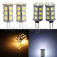 2Pcs G4 24 LED Lights SMD5050 LED Light Lamp Bulb DC 12V 2.5W 