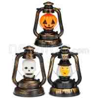 Halloween Decoration LED Light and Sound Lantern Kerosene Lamp