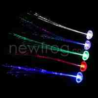 LED Flash Braid Hairpin Decoration for Party Prom Random Color