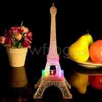 LED Light Night light Romantic Colorful Luminous Eiffel Tower