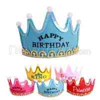 Boys Girls Kids LED Birthday Party Crown Costume