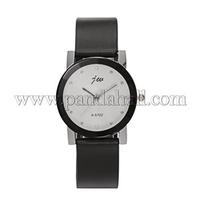 High Quality Alloy Plastic Quartz Wristwatches, with Rhinestone, White, 230x18mm; Watch Head: 39x37x10mm; Watch Face: 28mm