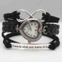 Solid Color Multi Layered Friendship Bracelet Watch