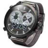 SHIWEIBAO A1052 Male Quartz Watch with Steel Watchband