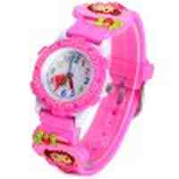 Girl Pattern Kids Quartz Watch