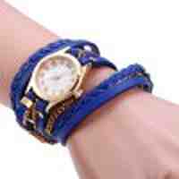 Women Antique Weave Bracelet Wrist Watch