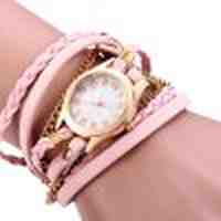 Women Antique Weave Bracelet Wrist Watch