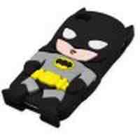 3D Batman Pattern Silicone Protecitve Back Case for iPhone 5   5S