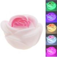 Seven Color Changing Light Rose Shape Small LED Novelty Lamp