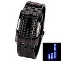 Women Watch Blue LED Time Date Indicate