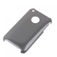 Black Grey Chequer Design Hard Case for iPhone 3G 3GS