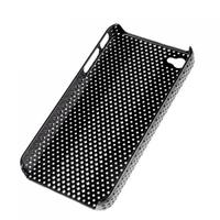 Hard Net Mesh Case Skin Cover for iPhone 4G Black