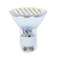 GU10 3528 SMD 66-LED White Light Lamp