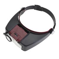 Headband Visor Magnifier LED Magnifying Loupe