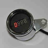 Universal Motorcycle Bike LED Digital Tachometer Speedometer Tacho Gauge