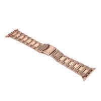 Stainless Strap Classic Buckle Watch Band for Apple Watch Rose Gold 38mm