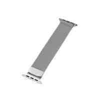 Stainless Steel Magnetic Loop Strap Watch Band For Apple Watch 38mm Silver