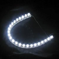 24cm Flexible Car 24-LED Strip Light- White