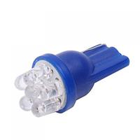 Blue 6-LED Dashboard Side Light Bulbs T10 194 12V