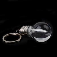 Colorful Bulb-shaped Key chain Key Ring with LED Light