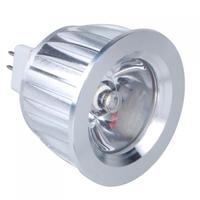 White Light 12V 100LM 3W 1 LED MR16 Bulb