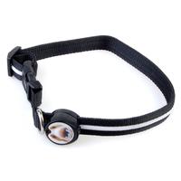 Red LED Flashing Light Dog Pet Nylon Safety Collar
