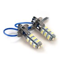 2 x H3 26-LED Car Headlight Bulbs Lamps