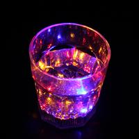 Plastic Clear Whiskey Vodaka Cup with Colorful Flashing LED Light