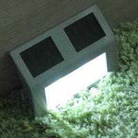 0.1W Solar Panel 2-LED Path Garden Shed Light Lamp