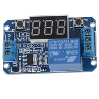 LED Digital Display Cycle Time Delay Module 12V