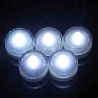 12pcs Round Shape Waterproof LED Candle Wedding Decoration - White