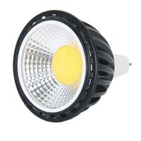 Warm White MR16 5W COB LED Light Bulbs Spotlight - Black