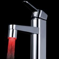 Three-Colored Temperature Sensor Spray LED Water Faucet Tap