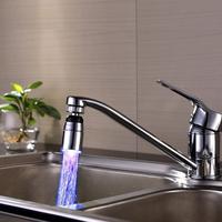 Three-Colored Changing Temperature Sensor Spray LED Water Faucet Tap