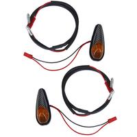 2pcs Universal LED Motorcycle Turn Signals Blinker Indicator Light