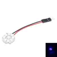 1210 9 SMD Round LED Car Dome Light Blue Light