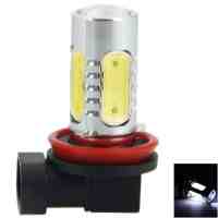 H11 7.5W 5 COB LED 8000K LED Bulb for Car Fog Light White Light