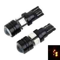 2pcs T10 1.5W 4-LED 5050SMD 5800-6500K Car Width / Reversing LED Lights Yellow Light