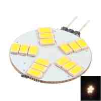 G4-15 Universal 12V 15-LED 5730 5000K Warm White Light LED Car Lamp