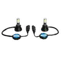 2pcs 9006 2-LED 6000K 4000LM White Light LED Car Headlights