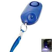 105-120dB LED Personal Safeguard Sound Alarm Blue