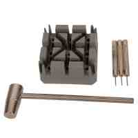Portable Watch Repair Tools 5-Piece Set Silver