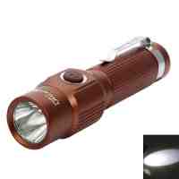 Ultrafire 6810 Samsung High-lights White Light LED Flashlight Brown