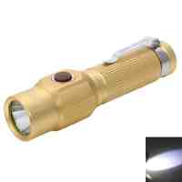 Ultrafire 6810 Samsung High-lights White Light LED Flashlight Golden