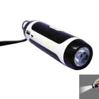 JOYDA Flashlight LED Portable Source Black and White