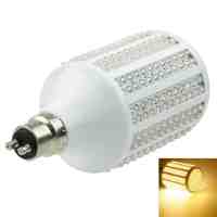 GU10 20W 330-LED 1650-1850LM 3000-3500K Warm White Light LED Corn Lamp White and Silver (AC/DC 12-24V)