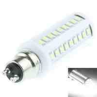 GU10 13W 66-LED 5050SMD 660-720LM 6000-6500K White Light LED Corn Light White and Silver (AC/DC 12-24V)