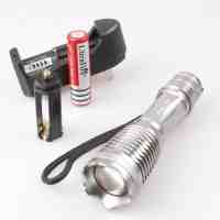 Y110 XM-L T6 5 Modes LED Flashlight Silver