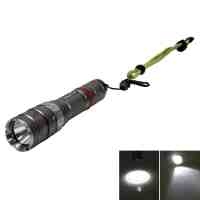 D05 LED Diving Magnetic Control 5 Modes Flashlight Light Gray