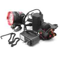 XML 4*T6 6000LM 3 Modes LED Headlamp Set Red